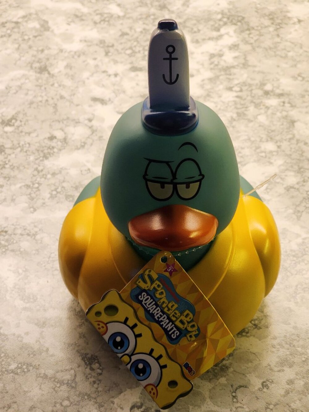 SpongeBob SquarePants" AKA Squidward Tentacles" '6' inch Rubber Duck" NWT